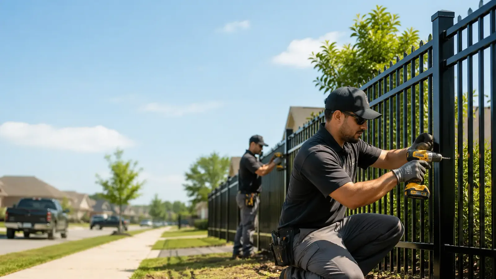 Metal Fence Installation in Haubstadt, IN